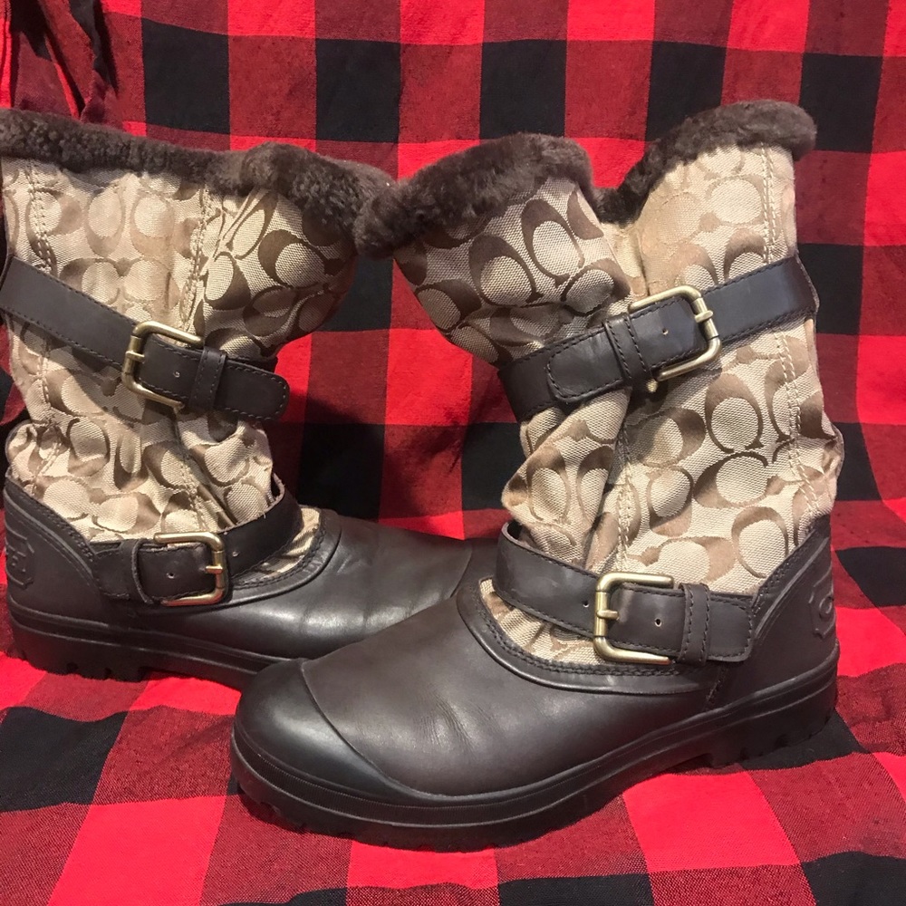 Coach winter boots